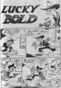 Scan Episode Lucky Bold pour illustration du travail du dessinateur Marcel Radenen